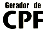 Gerador de CPF